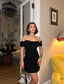The Scarlet Sweetheart Puff Sleeve Mini Dress – 1171