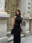 The Palermo Backless Maxi Dress Sultry Sophistication - 1182