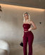 The Luxe Strapless Mesh Panel Set Chic Two-Piece - 1166