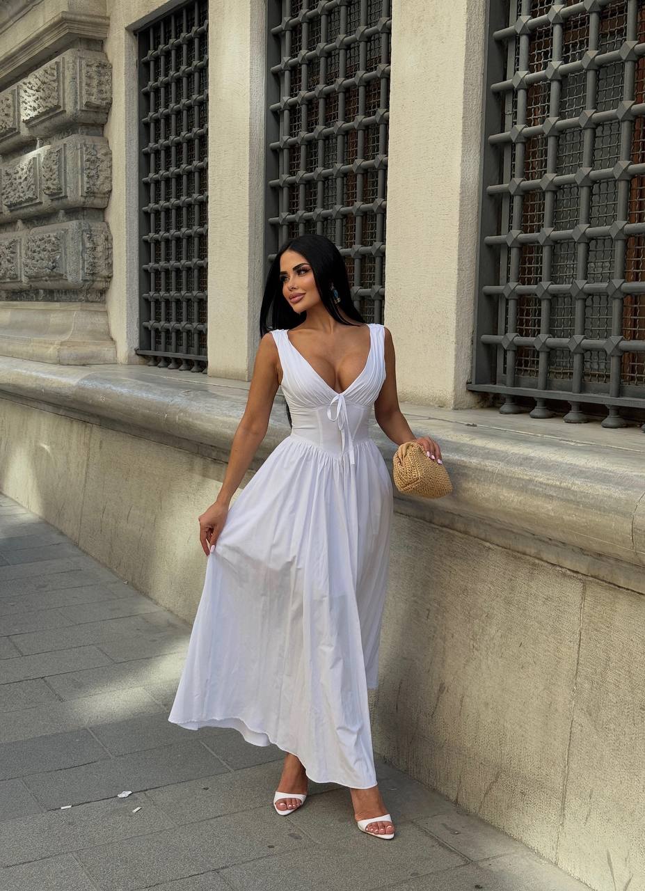 The Riviera Corset Maxi Dress - 1201