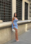 The Valencia Sweetheart Mini Dress Coastal Muse - 1203
