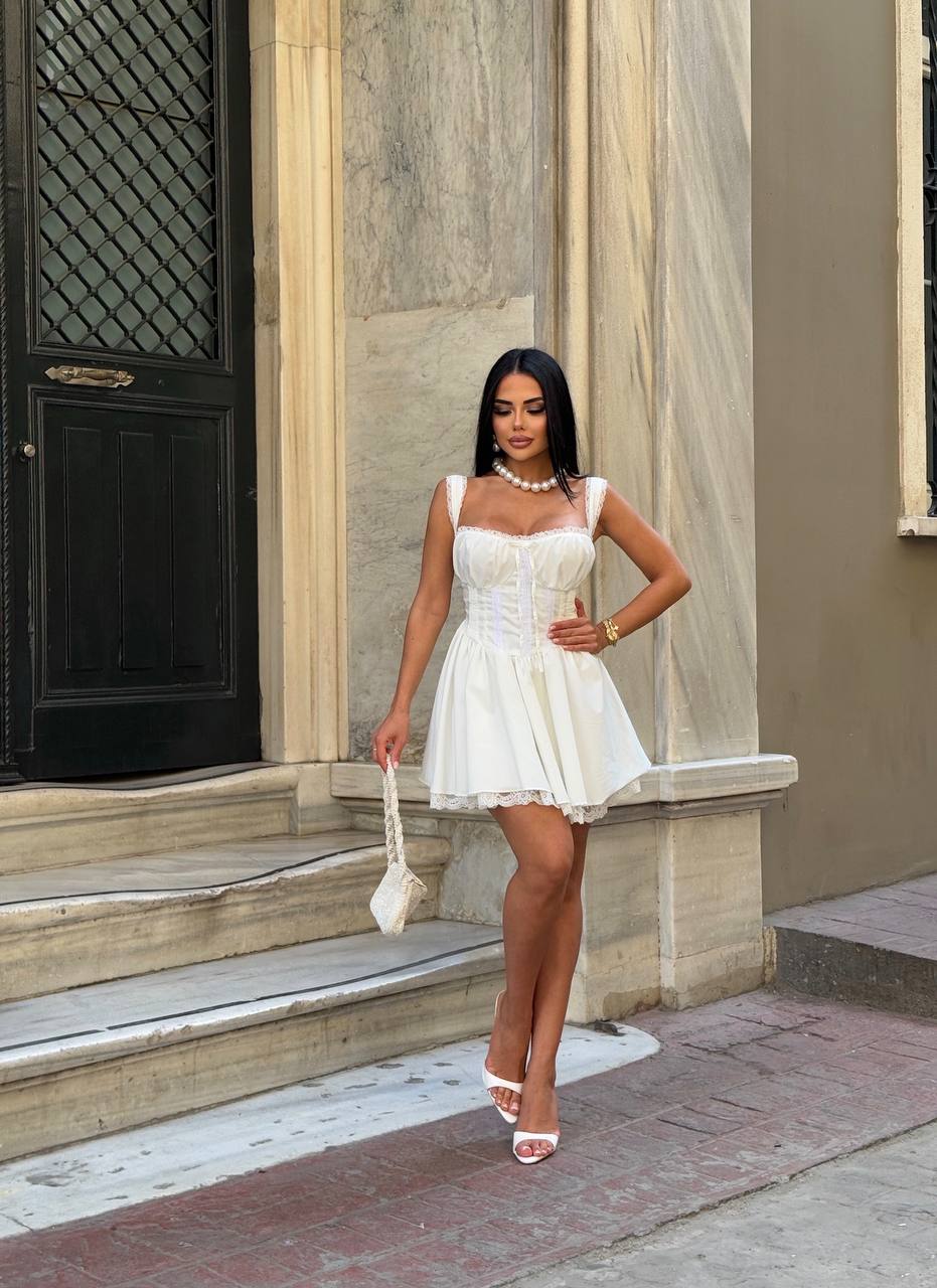 Twilight Drape Waist Cut-Out Midi Dress - 1227