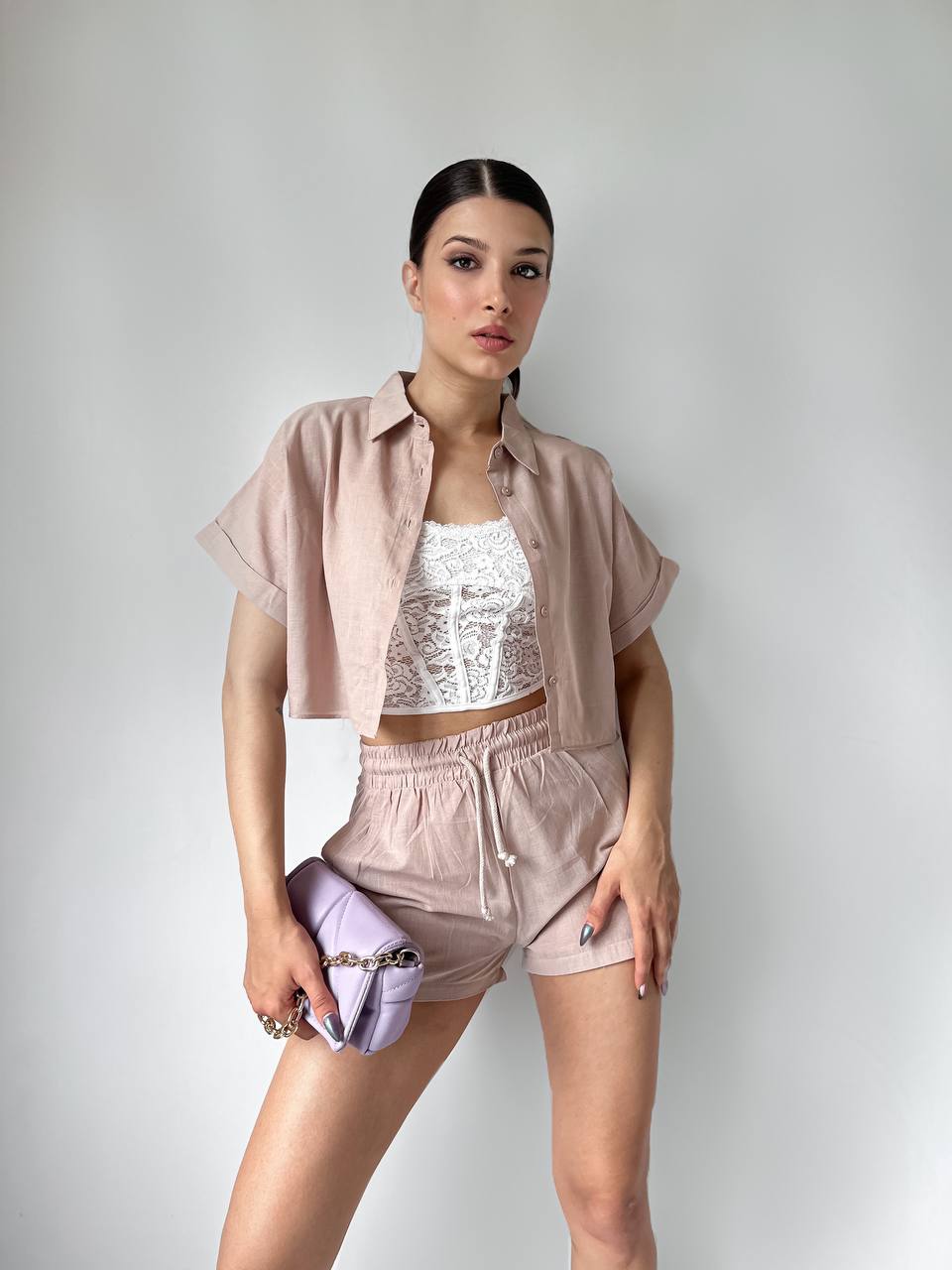 Linen Two-Piece Set – 1158