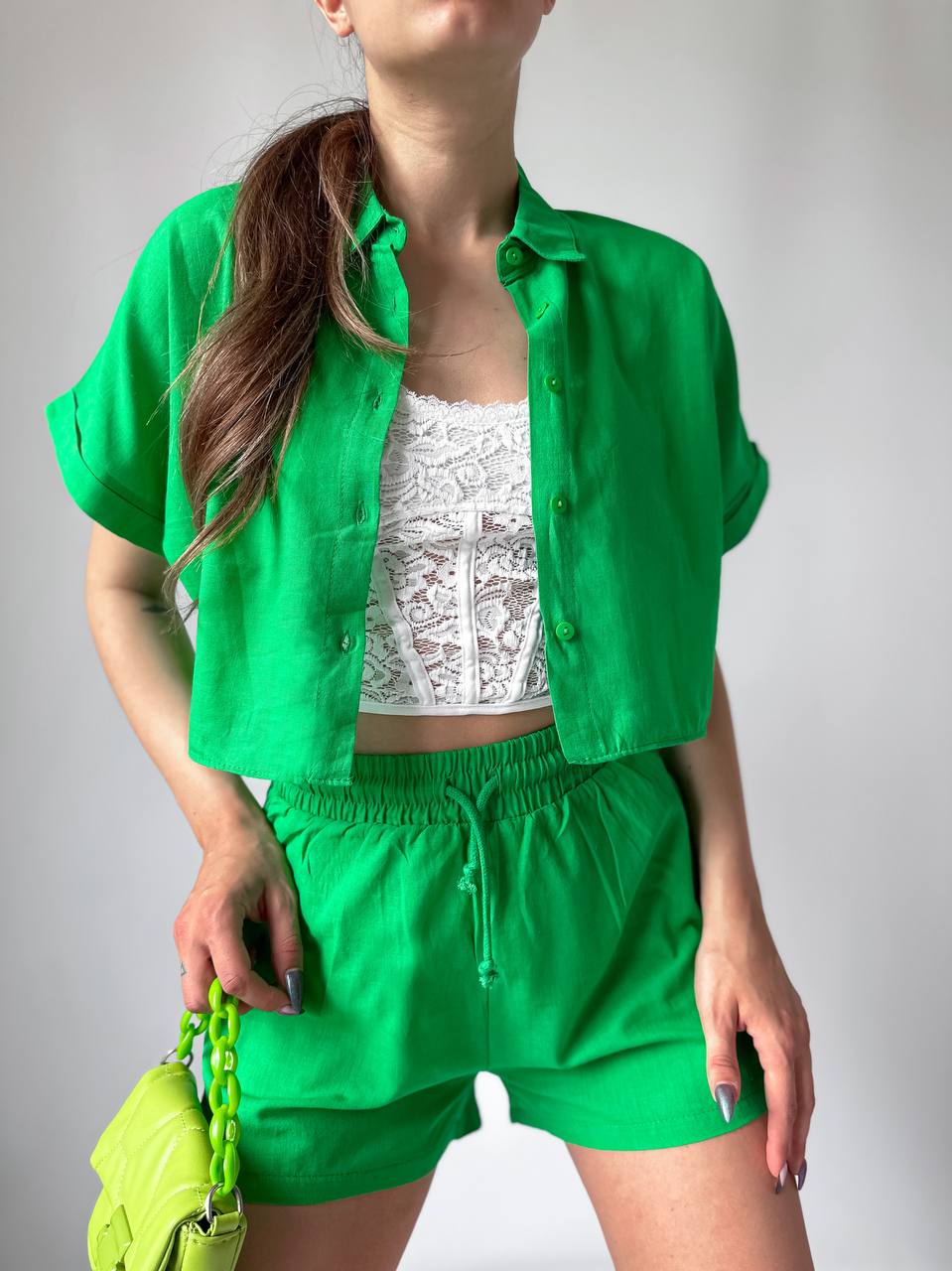 Linen Two-Piece Set – 1158