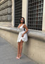 The Milan Ruched Corset Mini Dress - 1200