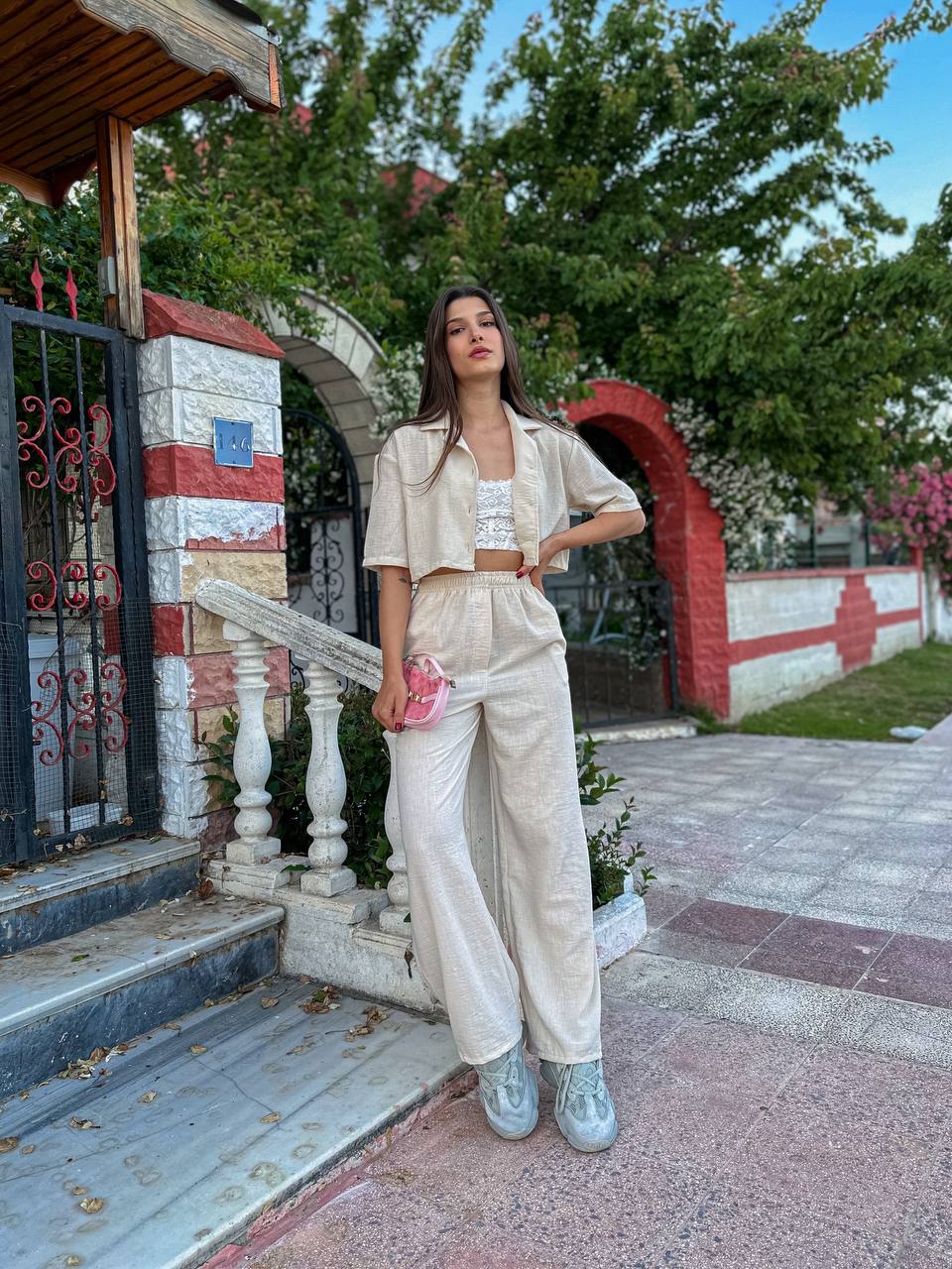 The Breezy Linen Two-Piece Set – 1154