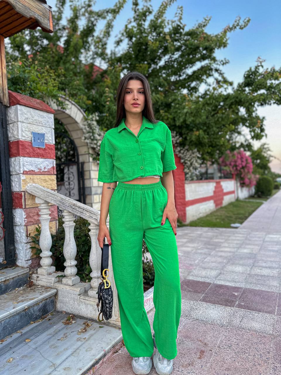 The Breezy Linen Two-Piece Set – 1154