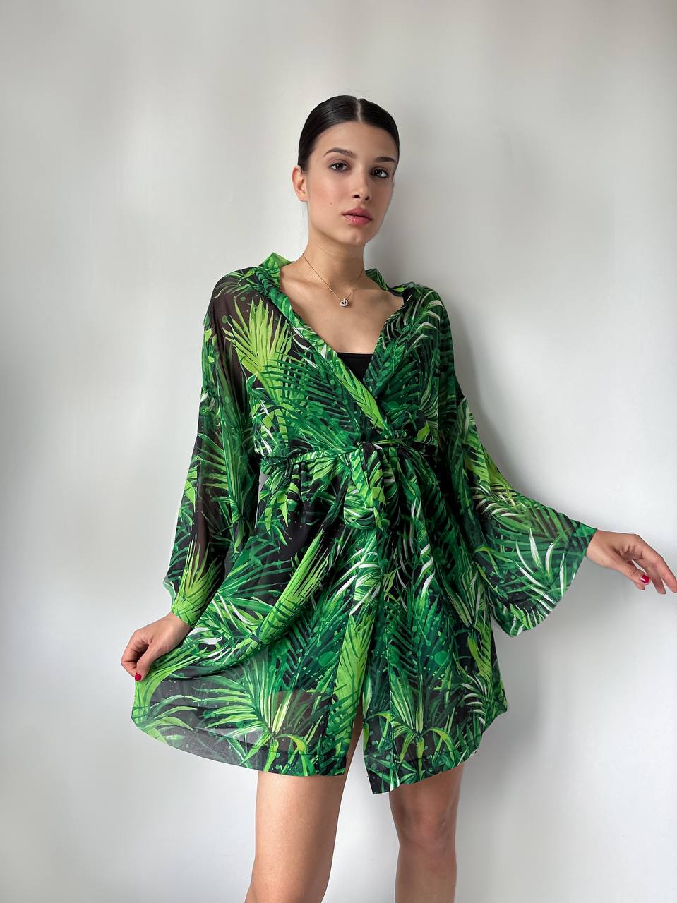 The Tropical Breeze Kimono Dress – 1155