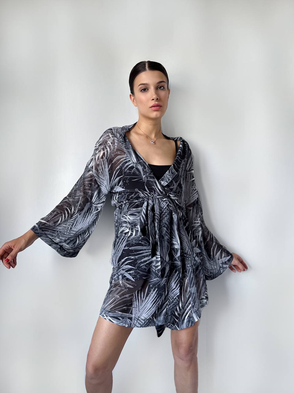 The Tropical Breeze Kimono Dress – 1155