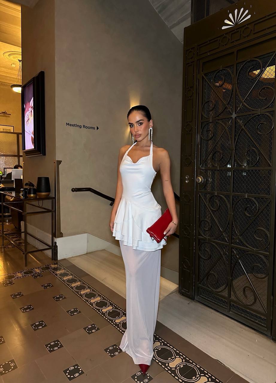 The Luxe Halter Tiered Maxi Dress - 1025