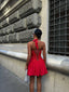 Scarlet Halter Mini Dress – 1055