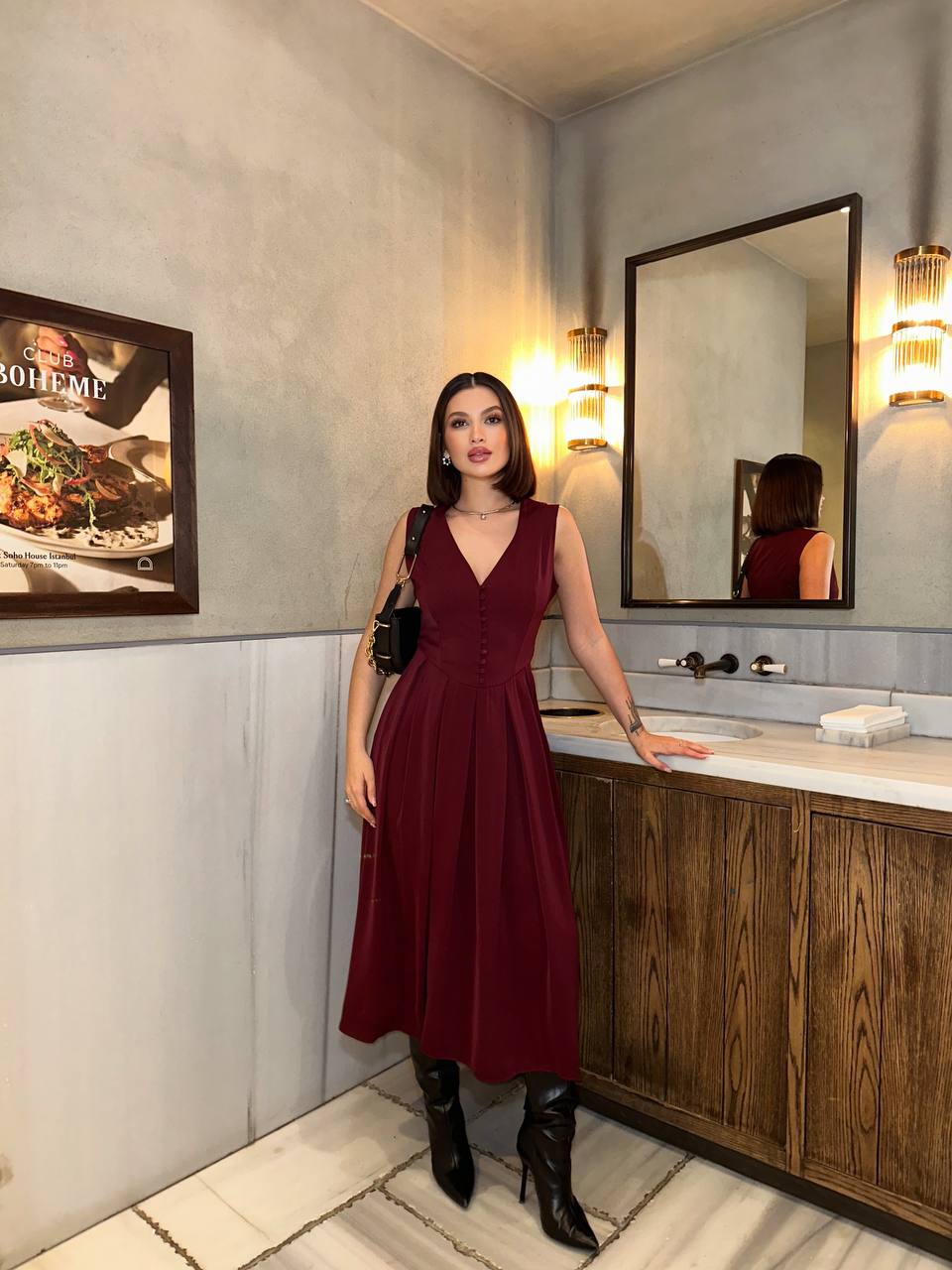 The Classic Button-Up A-Line Dress – 1162