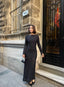 Timeless Elegance Textured Maxi Dress - 1177