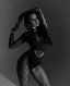 Noir Lace Illusion Full Bodysuit Bold Elegance - 1180