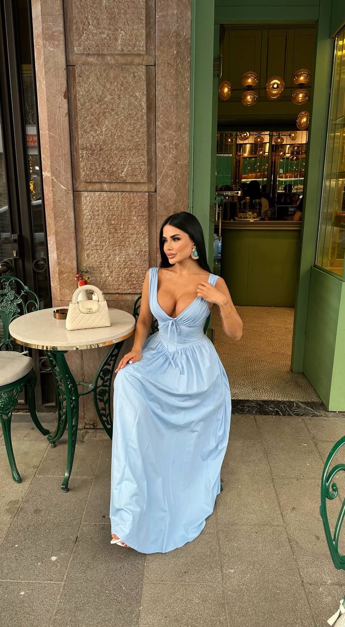 The Riviera Corset Maxi Dress - 1201