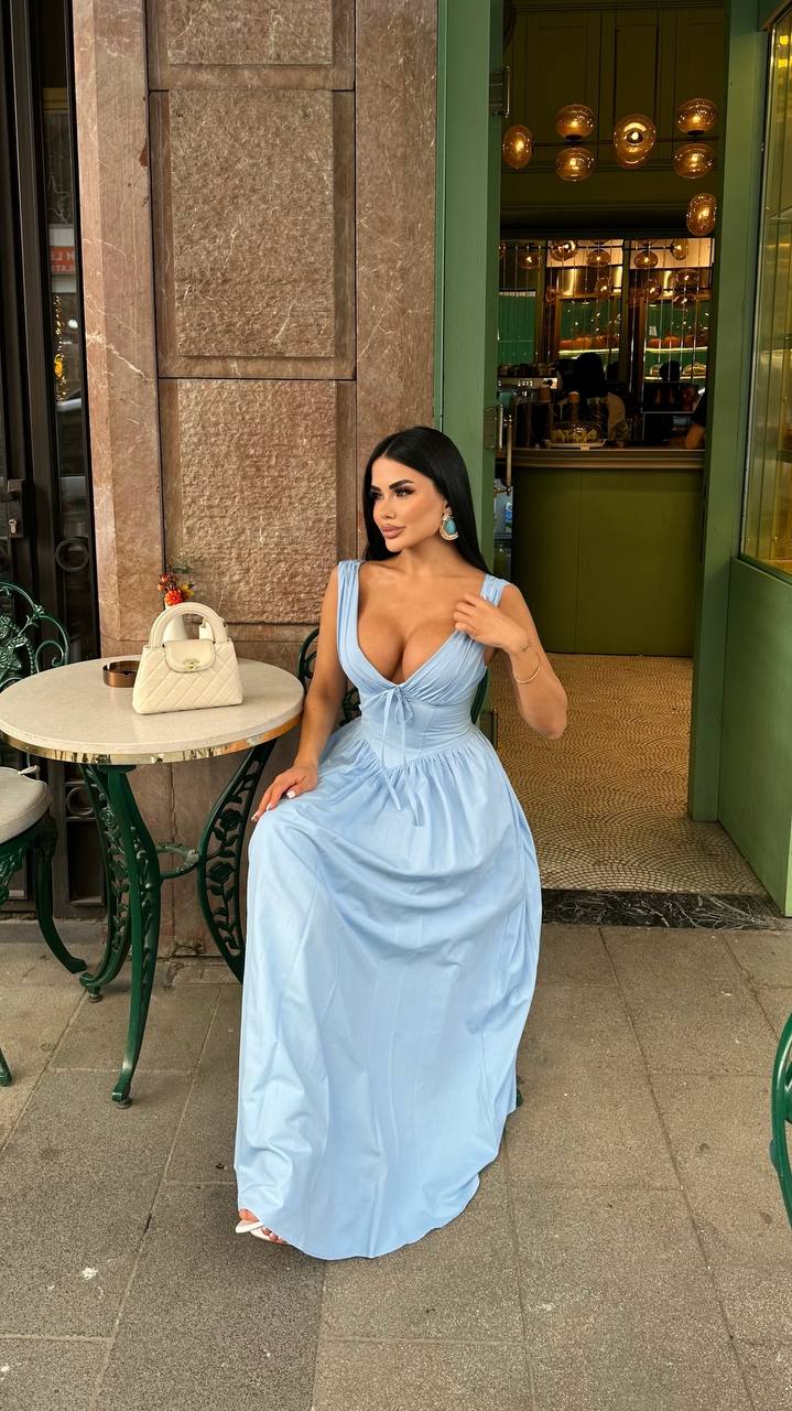 The Riviera Corset Maxi Dress - 1201