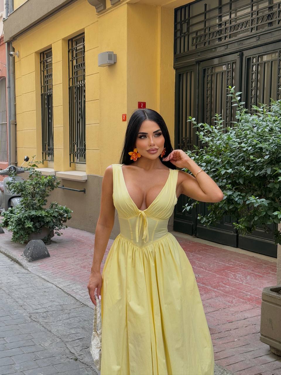 The Riviera Corset Maxi Dress - 1201