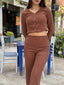 The Ribbed Luxe Co-Ord Set – 1146