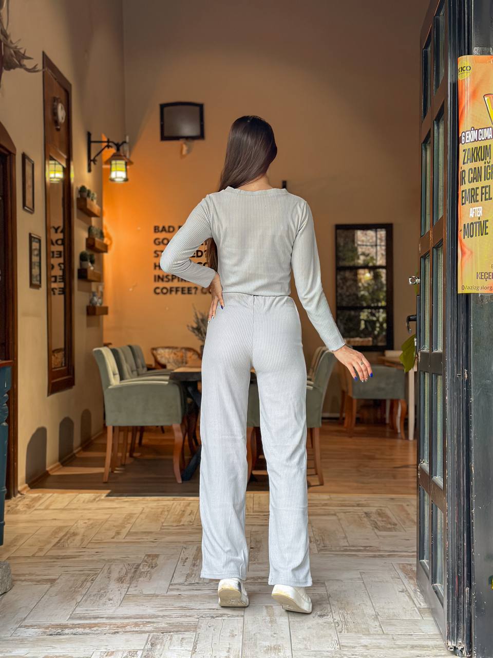 The Ribbed Luxe Co-Ord Set – 1146