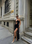 The Noir Allure Maxi Dress – 1044