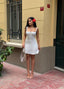 The Bella Ruched Bodice Mini Dress – 1207