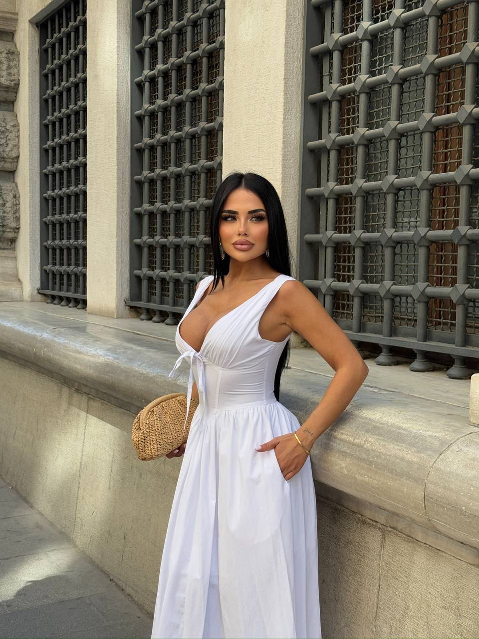 The Riviera Corset Maxi Dress - 1201