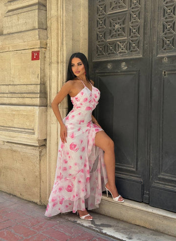 Sunset Muse Crochet Bodycon Dress - 1225