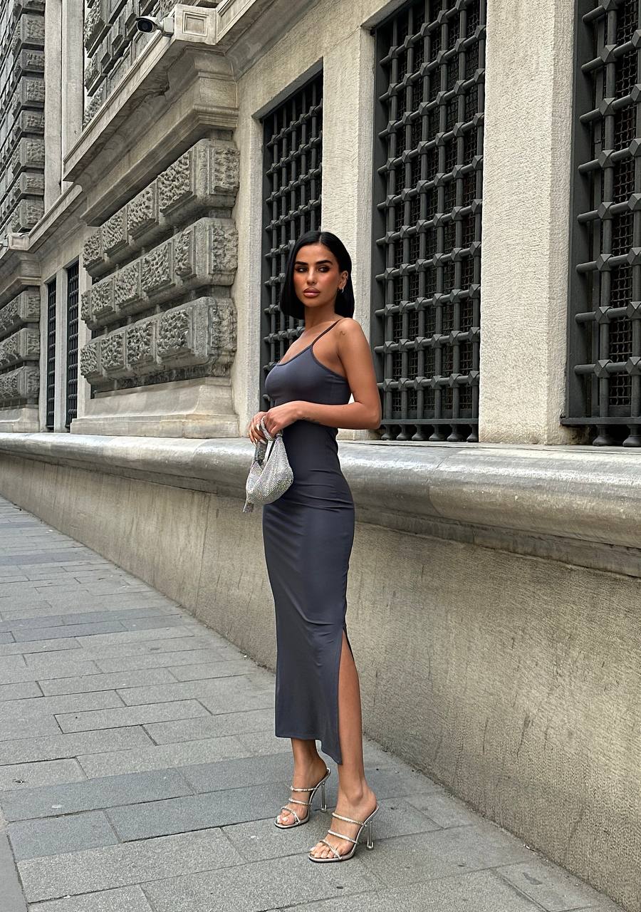 The Milan Slip Maxi Dress Effortless Allure - 1181