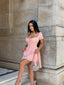 The Ruffle Charm Puff Sleeve Pastel Romance - 1228