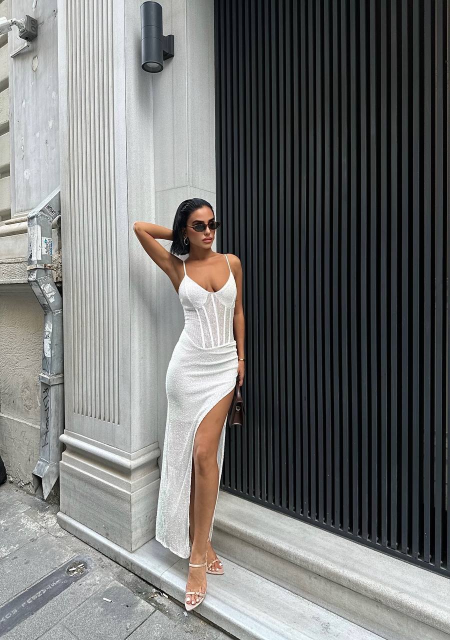 The Luxe Sequin Gown Maxi Dress - 1030