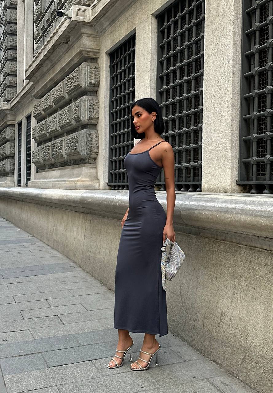 The Milan Slip Maxi Dress Effortless Allure - 1181