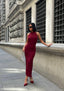 The Palermo Backless Maxi Dress Sultry Sophistication - 1182