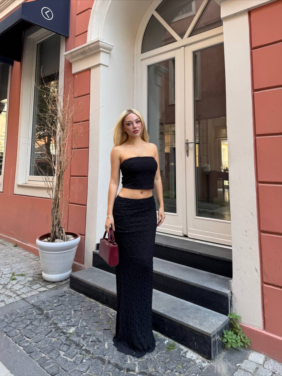 Saffron Breeze Tiered Maxi Boho Romance - 1226