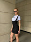 The Urban Chic Suspender Mini Dress – 1135