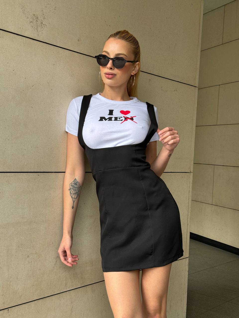 The Urban Chic Suspender Mini Dress – 1135