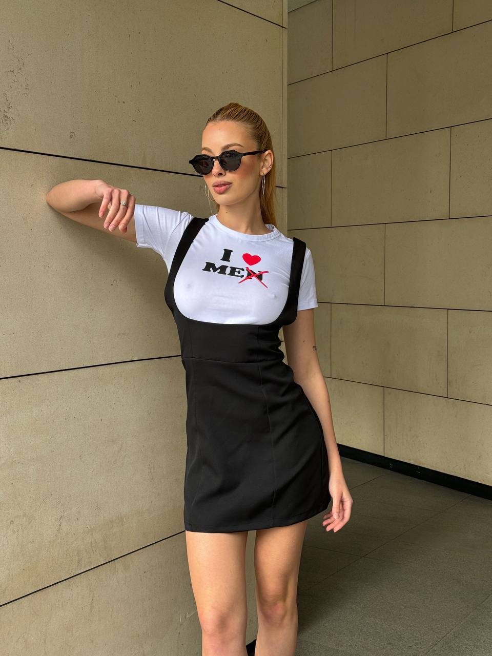 The Urban Chic Suspender Mini Dress – 1135