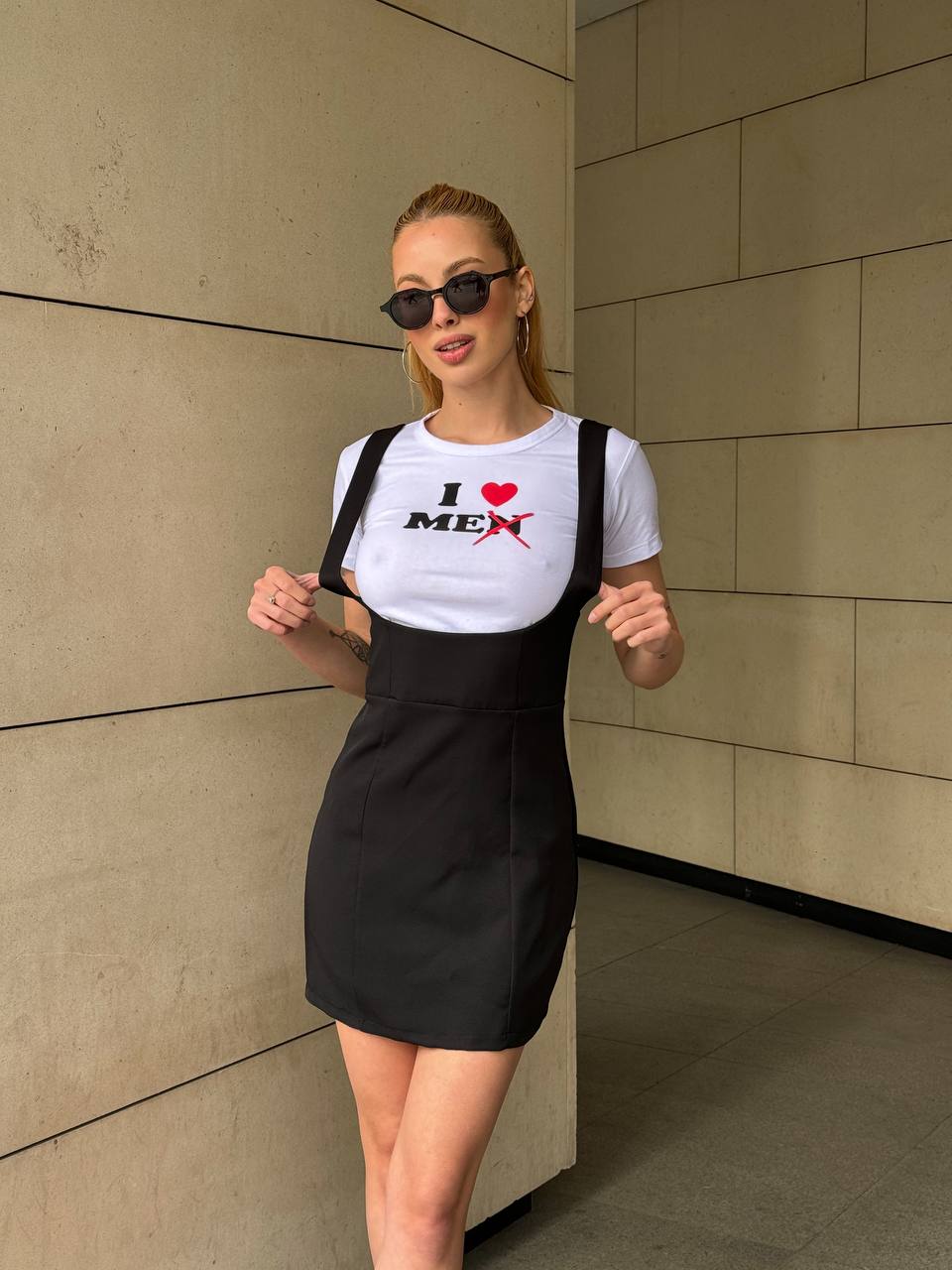 The Urban Chic Suspender Mini Dress – 1135