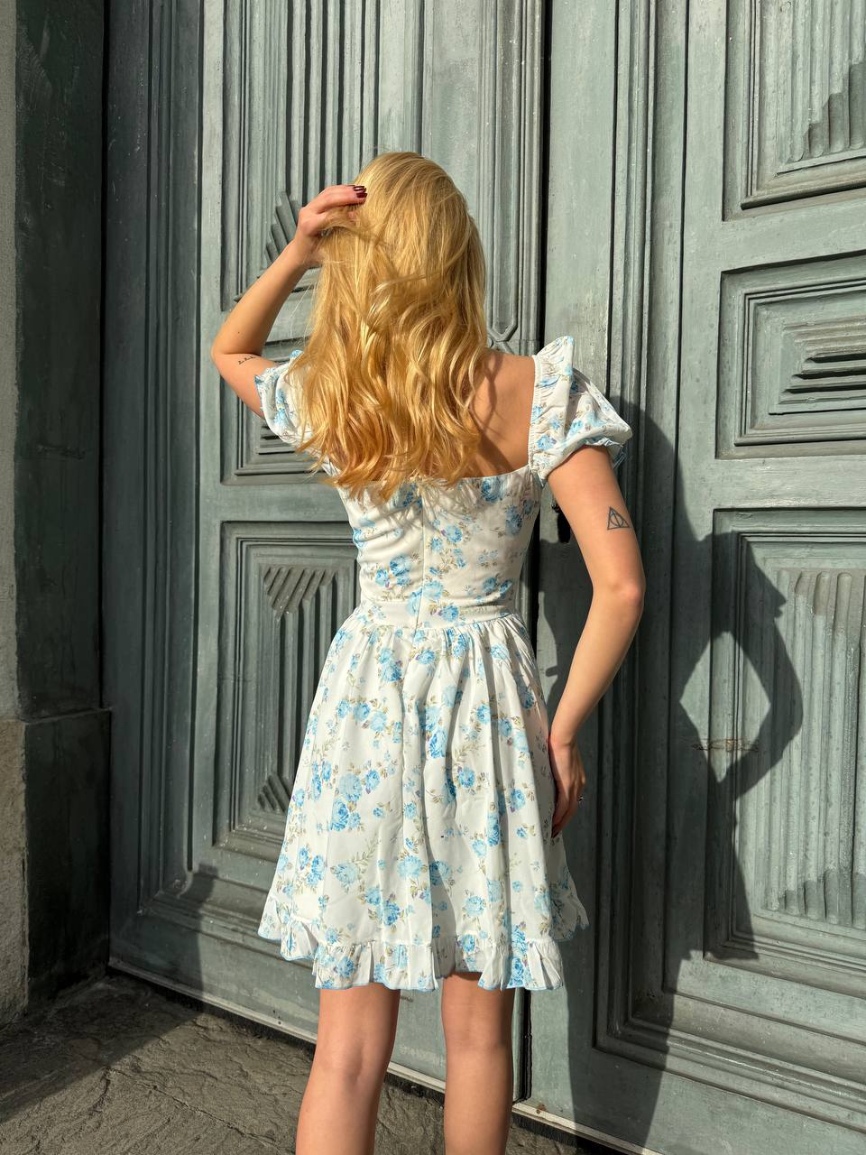 The Blooming Charm Floral Dress – 1133