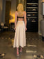 The Satin Elegance Midi Skirt – 1129