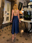 The Satin Elegance Midi Skirt – 1129