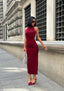 The Palermo Backless Maxi Dress Sultry Sophistication - 1182