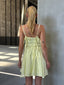 The Ruffled Summer Charm Mini Dress - 1118