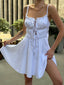 The Ruffled Summer Charm Mini Dress - 1118