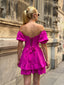 The Delphine Ruffled Corset Dress - 1115