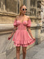 The Delphine Ruffled Corset Dress - 1115