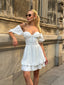 The Delphine Ruffled Corset Dress - 1115