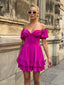 The Delphine Ruffled Corset Dress - 1115