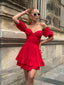 The Delphine Ruffled Corset Dress - 1115
