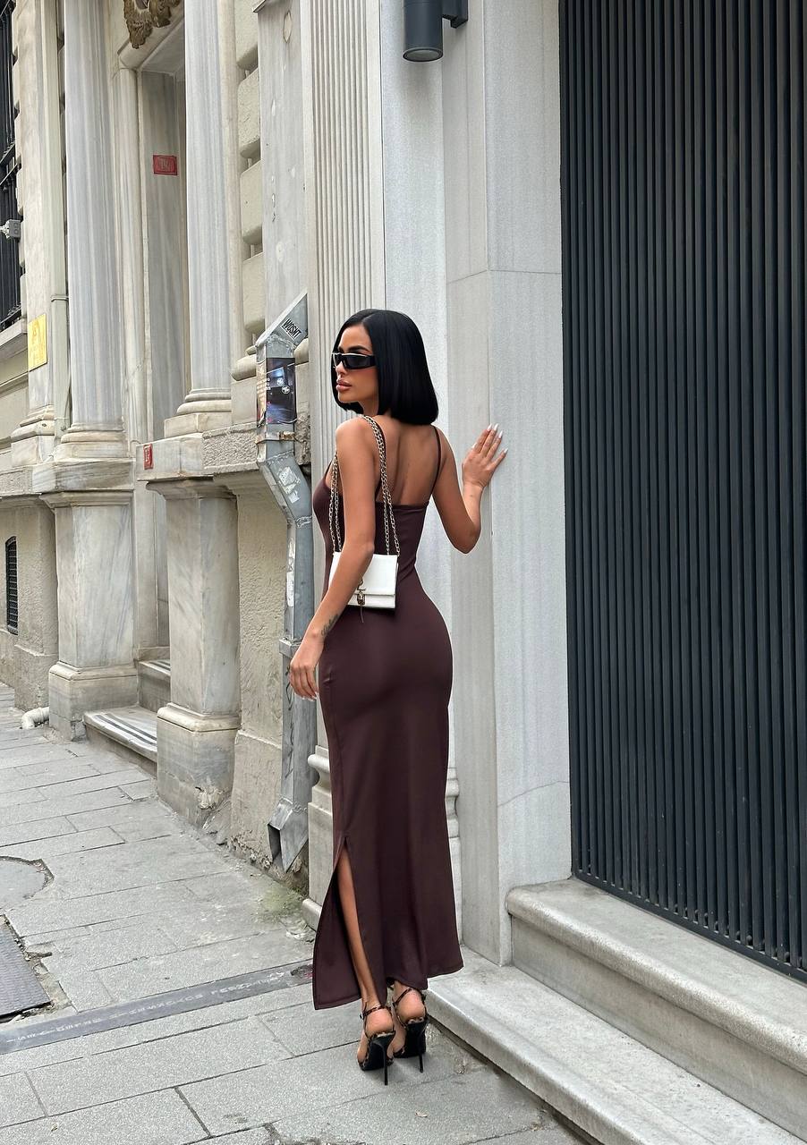 The Milan Slip Maxi Dress Effortless Allure - 1181