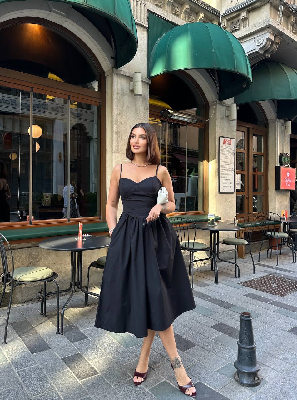 The Seraphina Sweetheart Corset Midi Dress - 1199